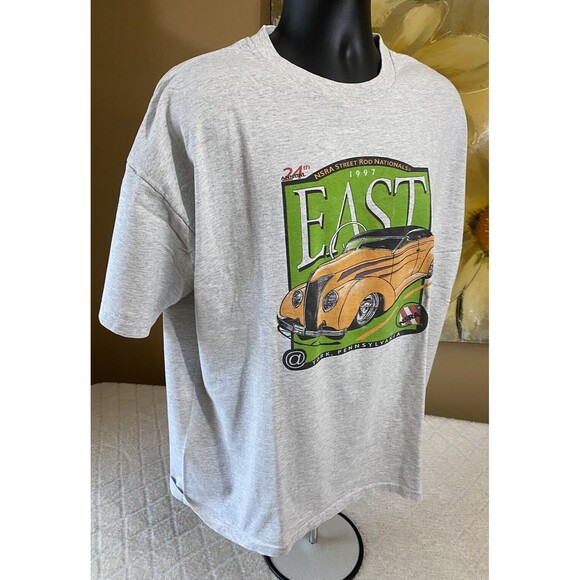 Vintage 1997 NSRA Street Rod Nationals York Pa Single Stitch USA Made Shirt XXL - Picture 6 of 16